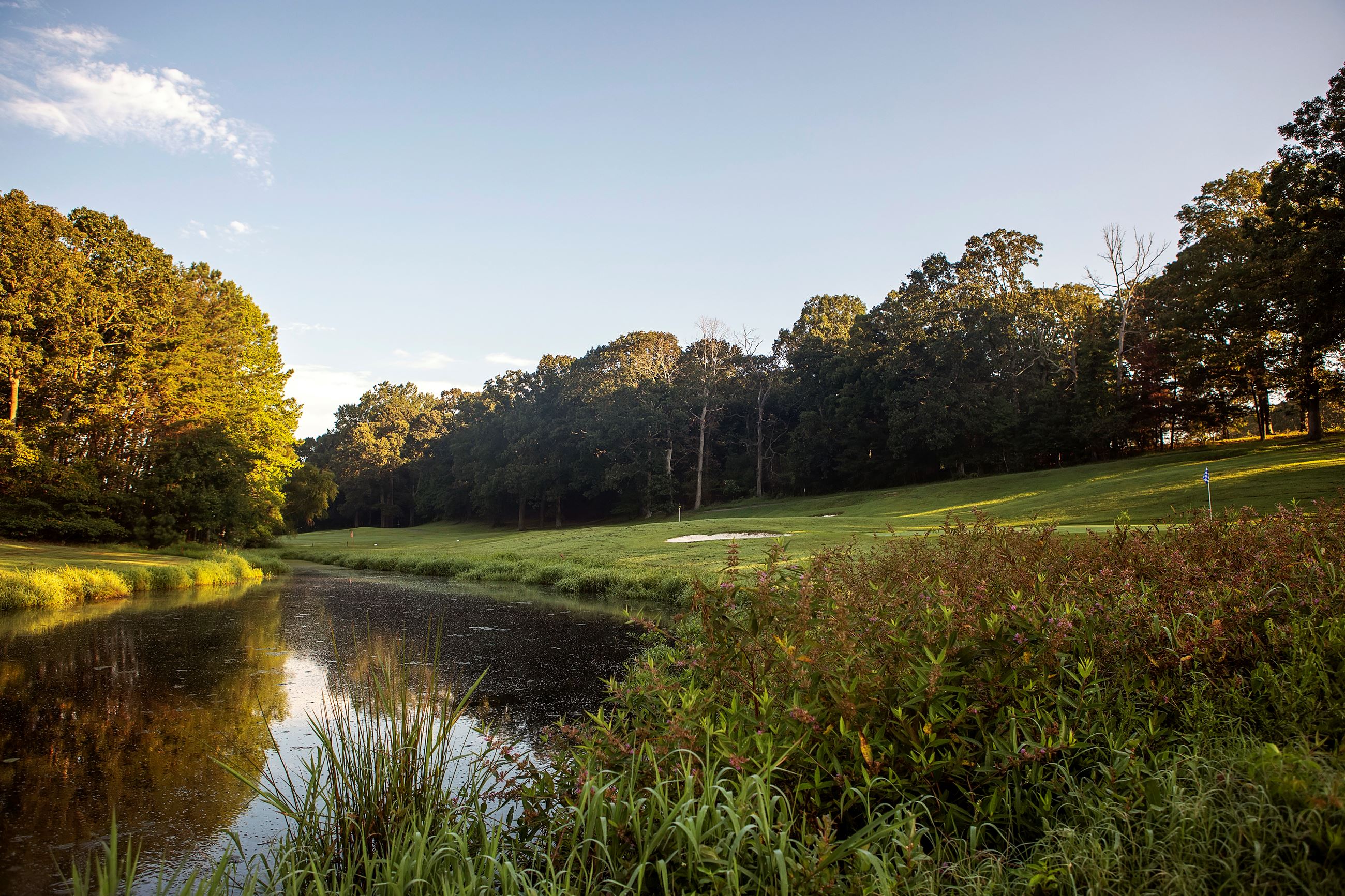 Course and lake view at Chesapeake Hills