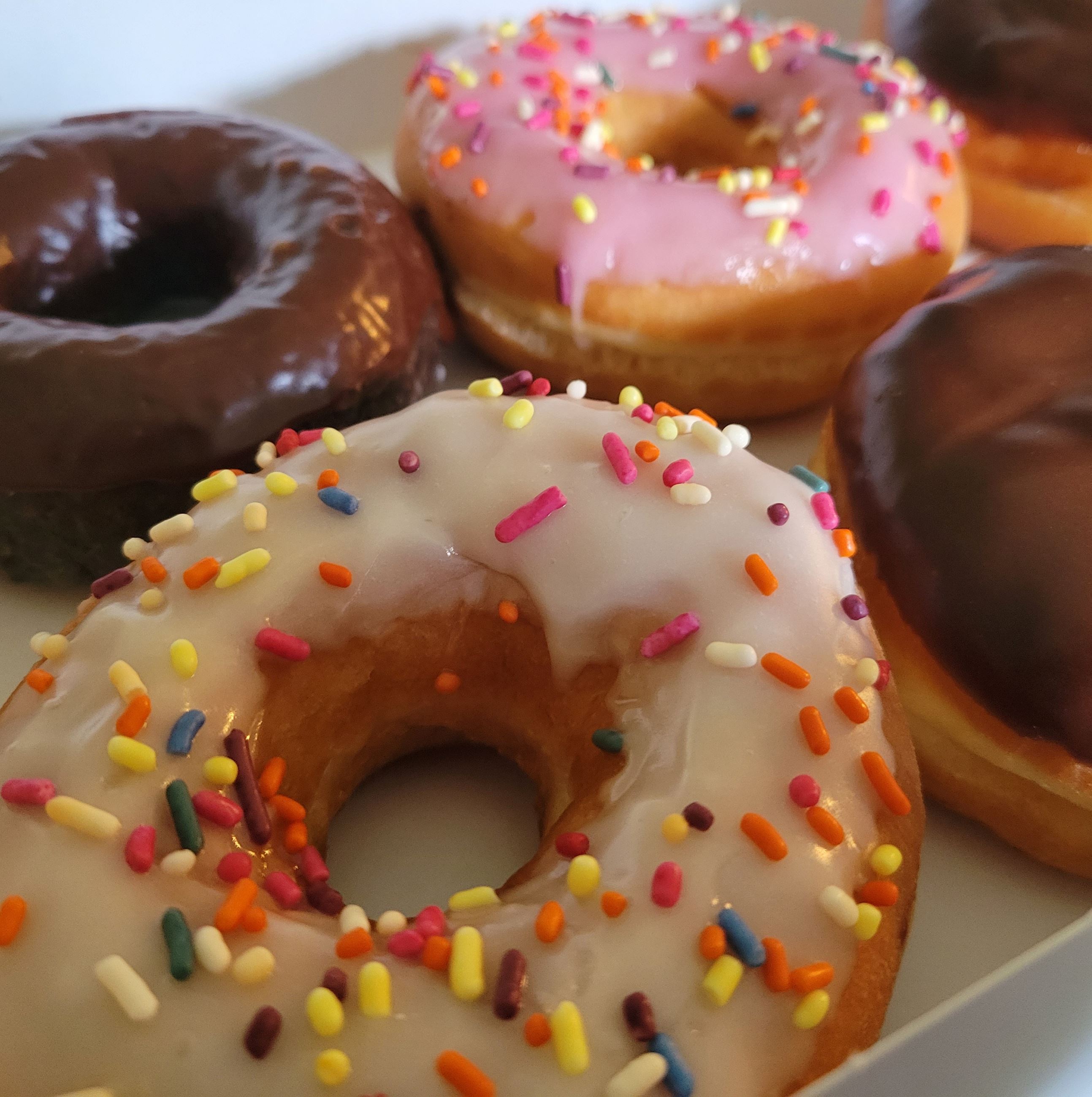 Assorted donuts from Dunkin