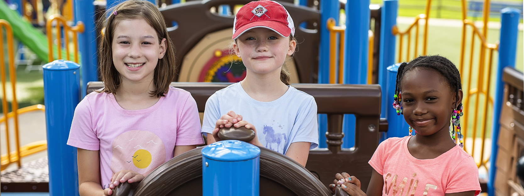 Children at a playground
